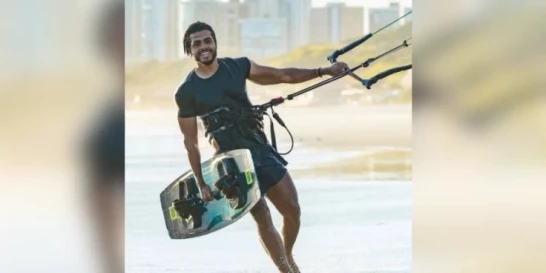 Kitesurfista desaparecido teria se livrado de equipamento antes da hora