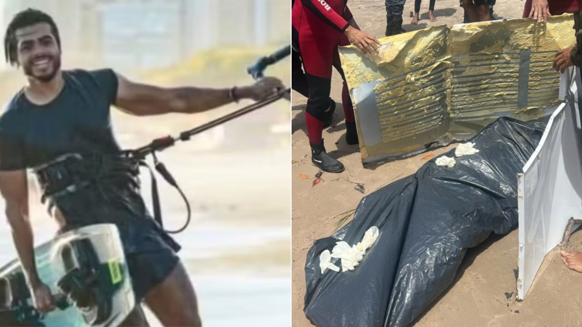 Corpo de kitesurfista desaparecido é encontrado na Praia do Bonfim