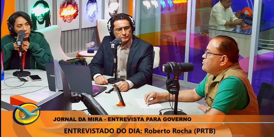 Candidatos ao governo: Roberto Rocha discute tecnologia e segurança no Jornal da Mira