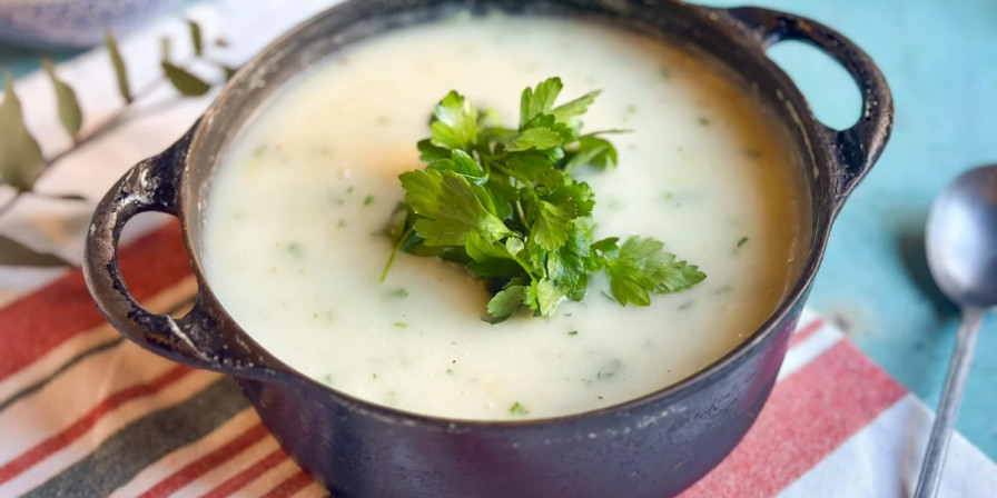 Caldo de palmito cremoso
