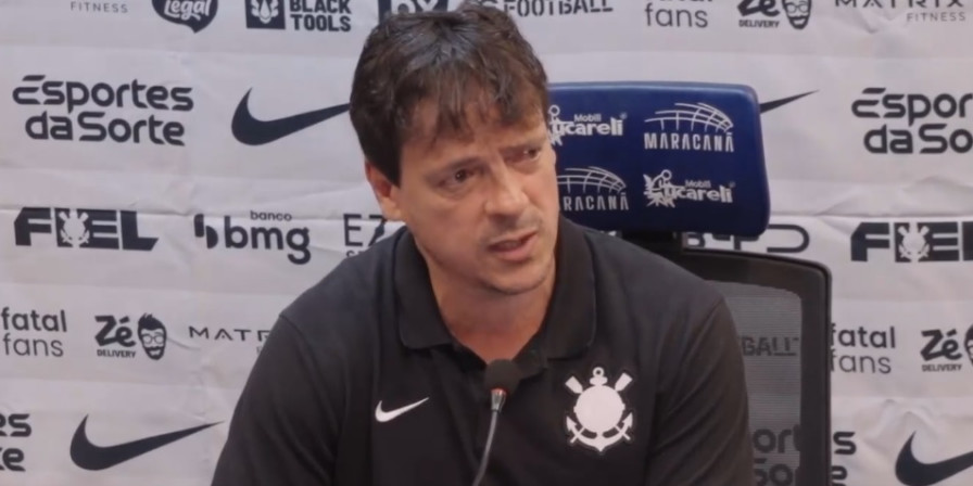 Fernando Diniz revela incômodo com sequência negativa do Corinthians no Brasileirão