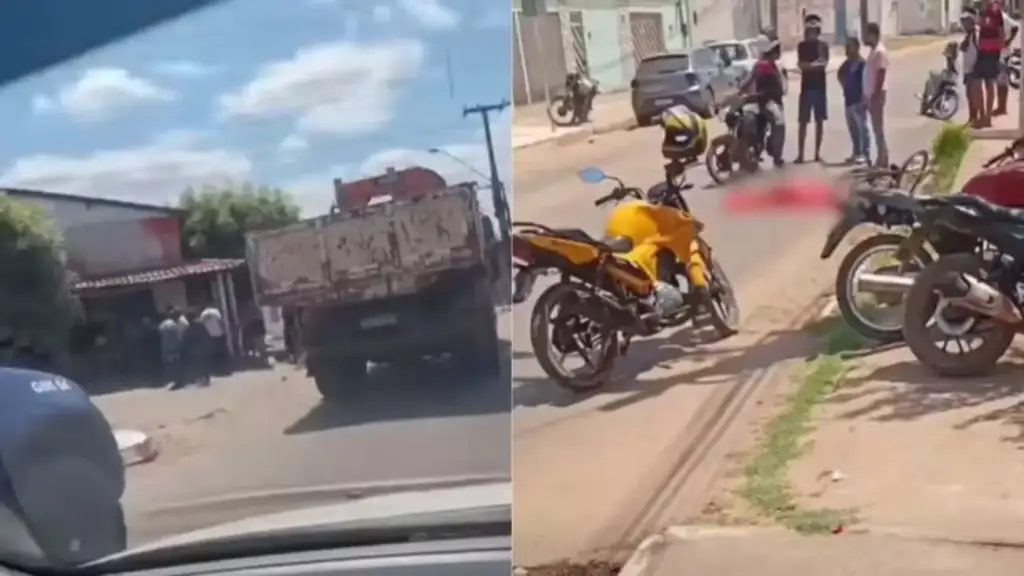 Menina de 12 anos morre após ser atropelada por caminhão-caçamba em Imperatriz